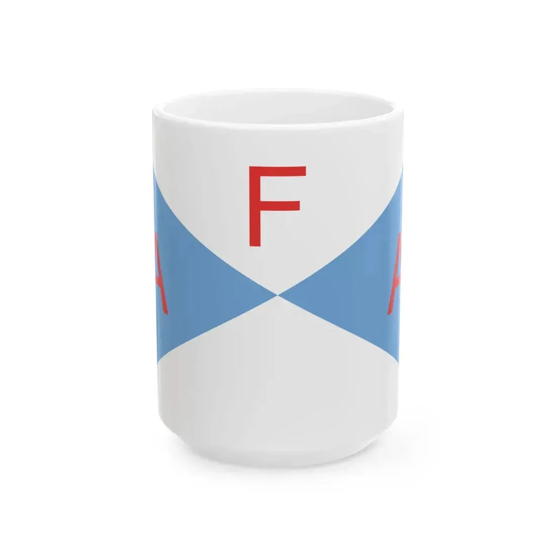 Flag of the Argentine Agrarian Federation AFA (Argentina) White Coffee Mug 15oz - Go Mug Yourself