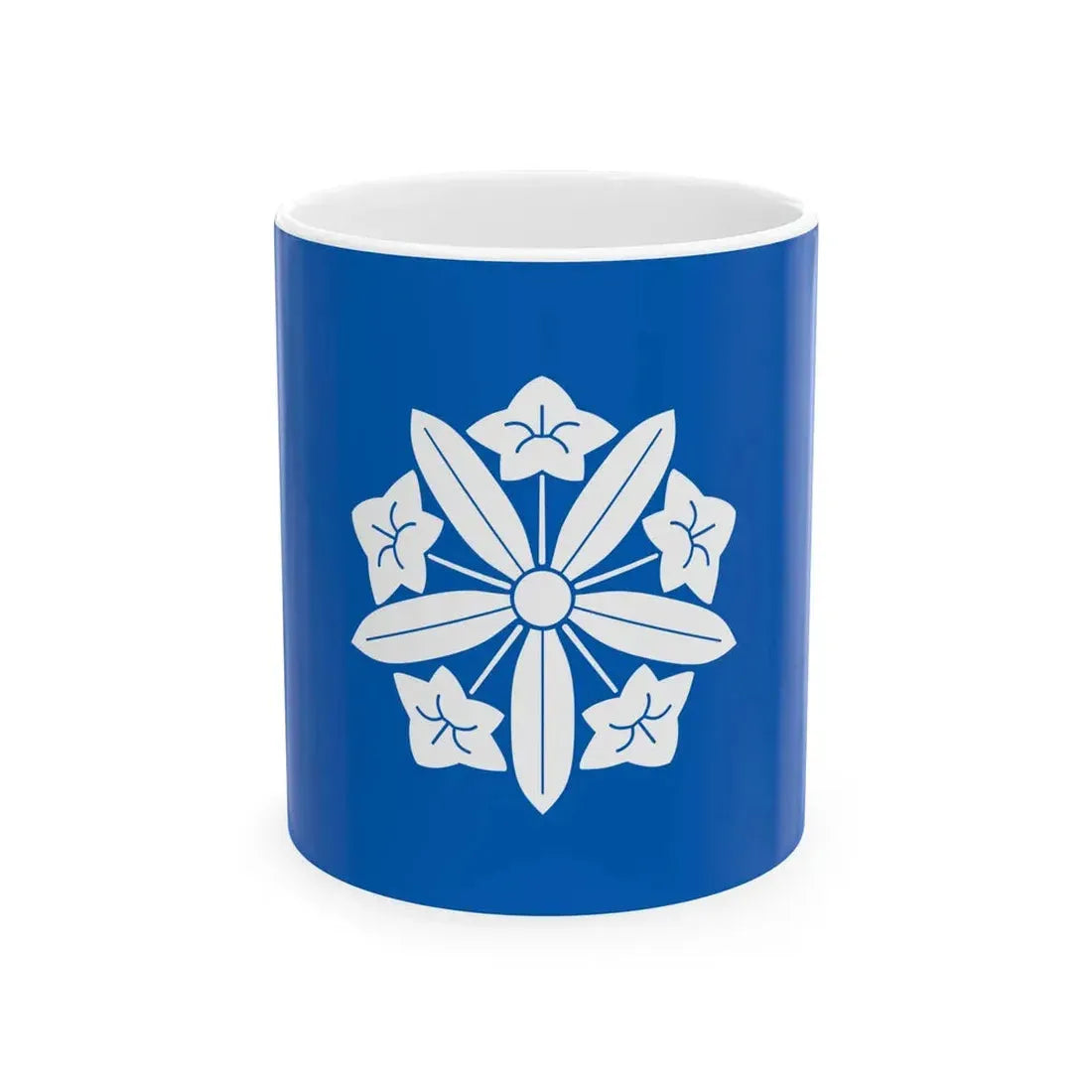 Flag of the Arima Lords of Kurume in Chikugo Province A (Japan) White Coffee Mug 11oz - Go Mug Yourself