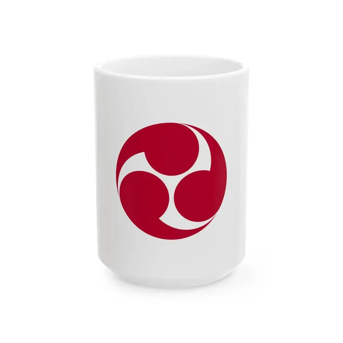 Flag of the Arima Lords of Kurume in Chikugo Province B (Japan) White Coffee Mug 15oz - Go Mug Yourself