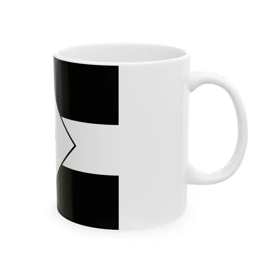Flag of the Arima Lords of Kurume in Chikugo Province C (Japan) White Coffee Mug - Go Mug Yourself