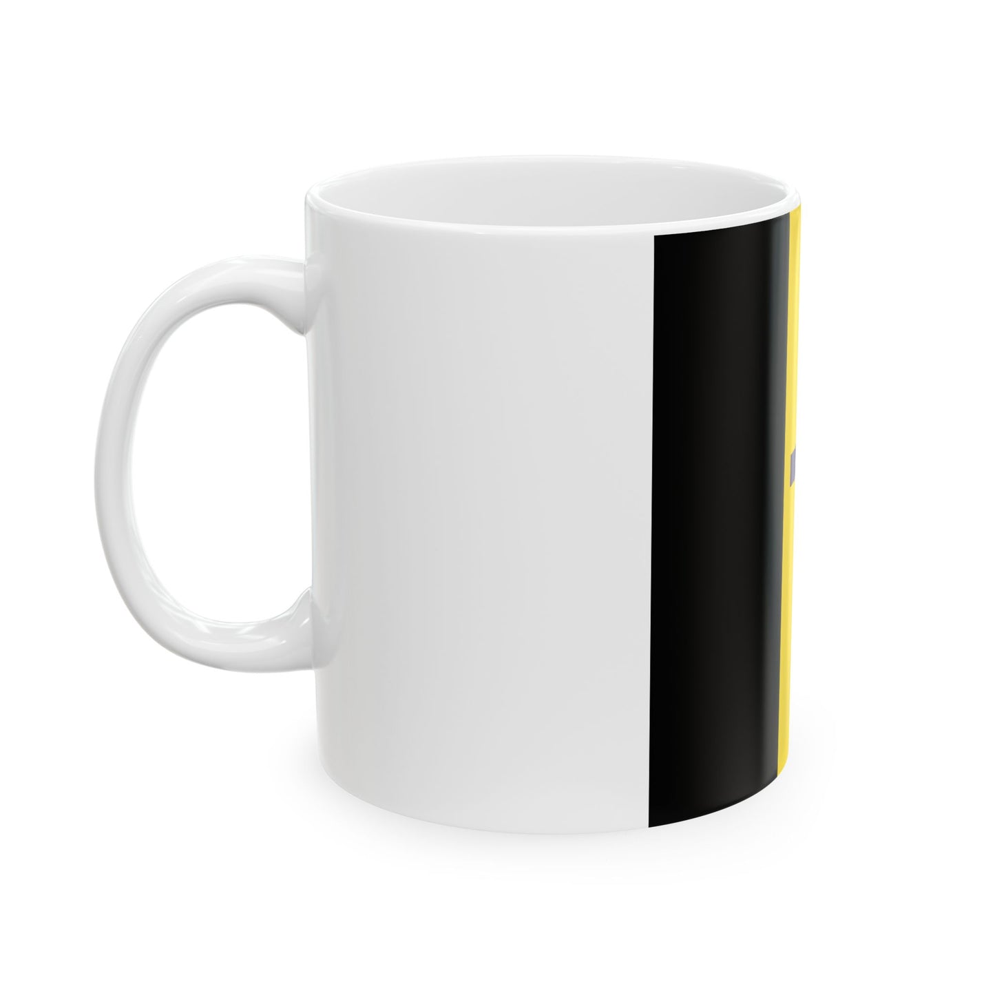 Flag of the Armed Forces Bishop of Belgium (Belgium) White Coffee Mug-Go Mug Yourself