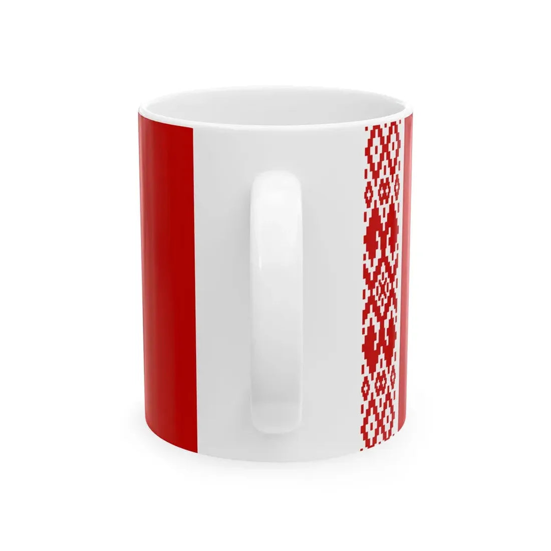 Flag of the Armed Forces of Belarus 1995-2012 (Belarus) White Coffee Mug - Go Mug Yourself