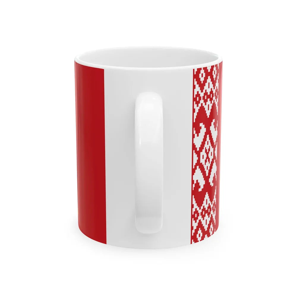 Flag of the Armed Forces of Belarus (Belarus) White Coffee Mug - Go Mug Yourself