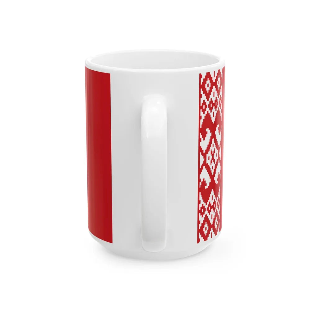 Flag of the Armed Forces of Belarus (Belarus) White Coffee Mug - Go Mug Yourself