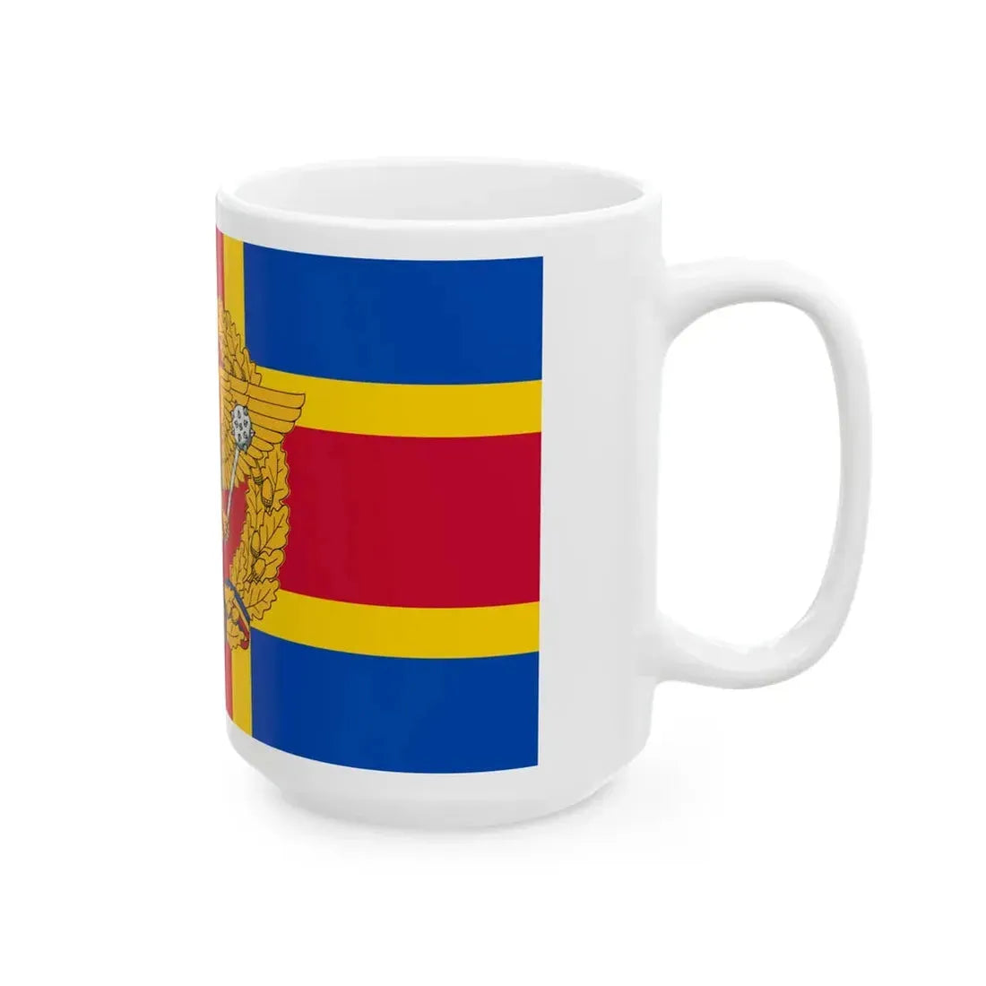 Flag of the Armed Forces of Moldova (Moldova) White Coffee Mug - Go Mug Yourself