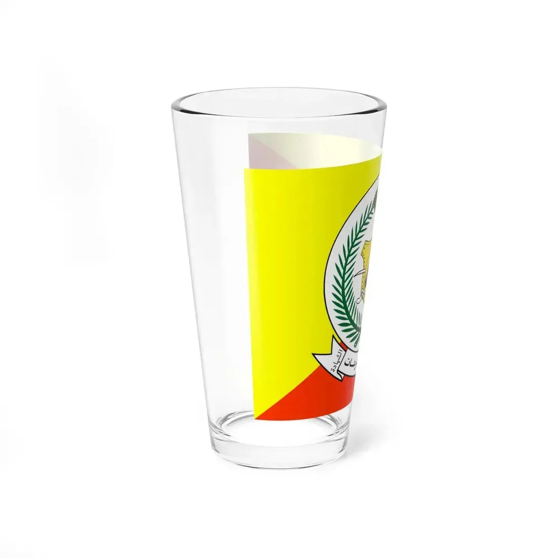 Flag of the Armored Corps Command Saudi Arabia (Saudi Arabia) Pint Glass 16oz - Go Mug Yourself