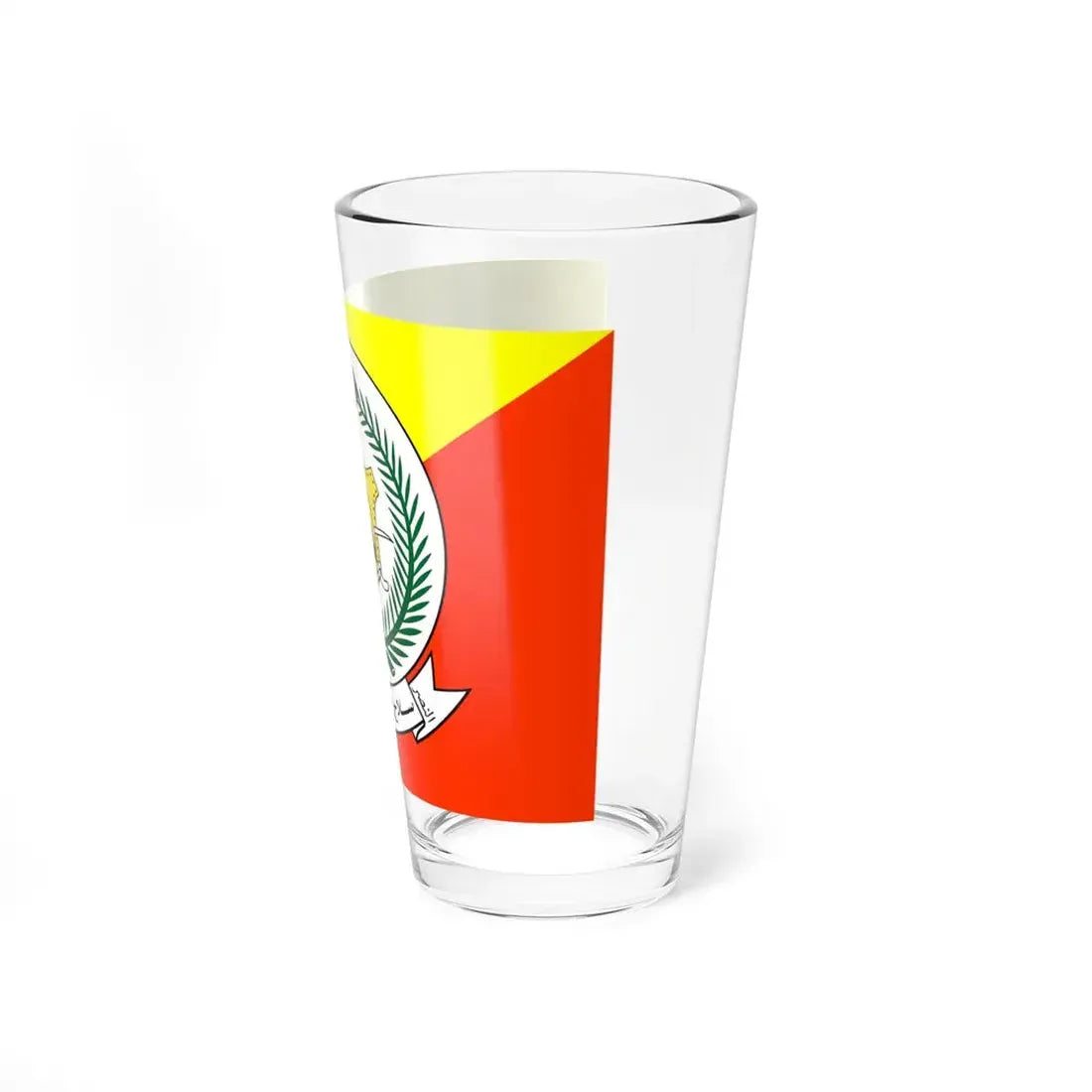 Flag of the Armored Corps Command Saudi Arabia (Saudi Arabia) Pint Glass 16oz - Go Mug Yourself