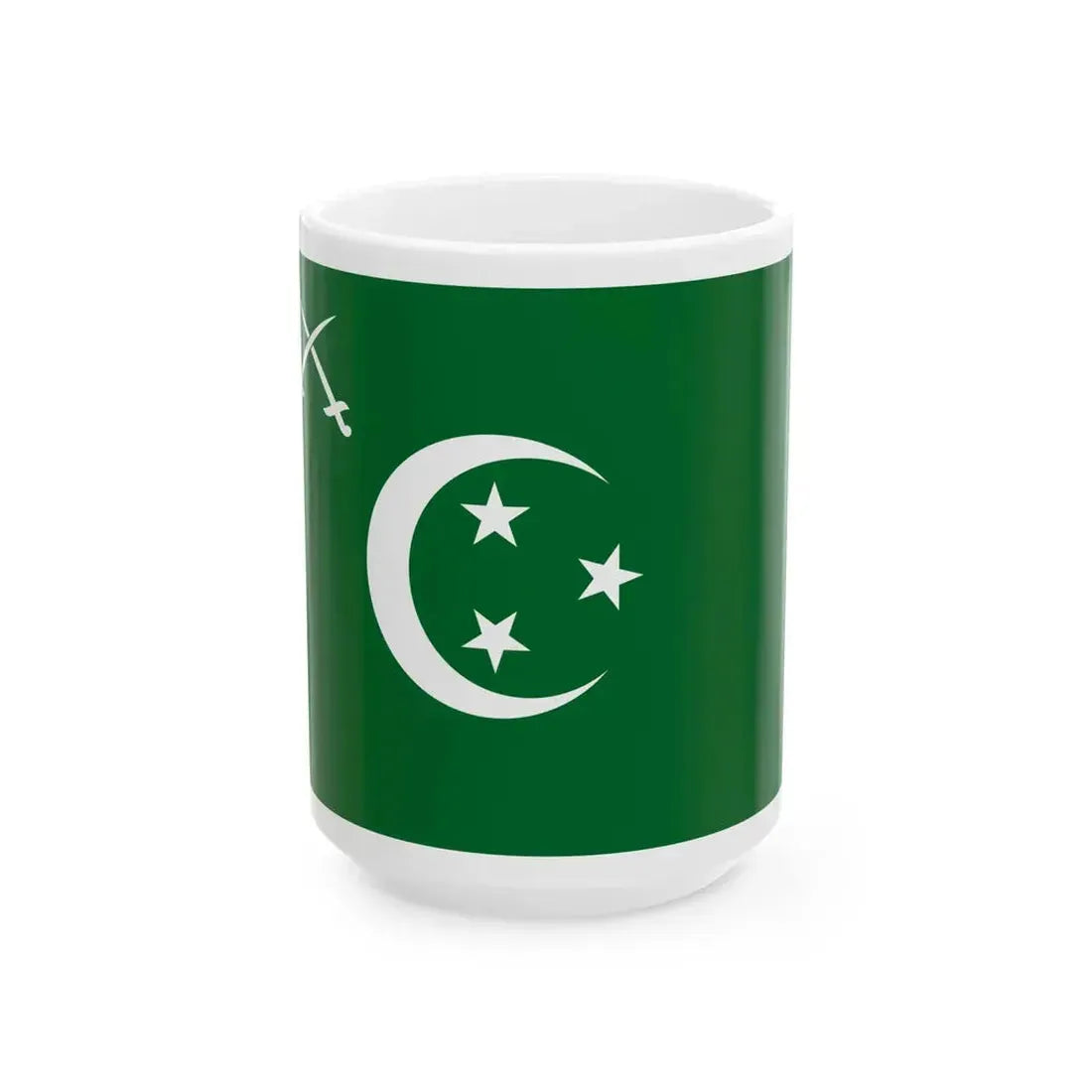 Flag of the Army of Egypt 1922-1952 (Egypt) White Coffee Mug 15oz - Go Mug Yourself