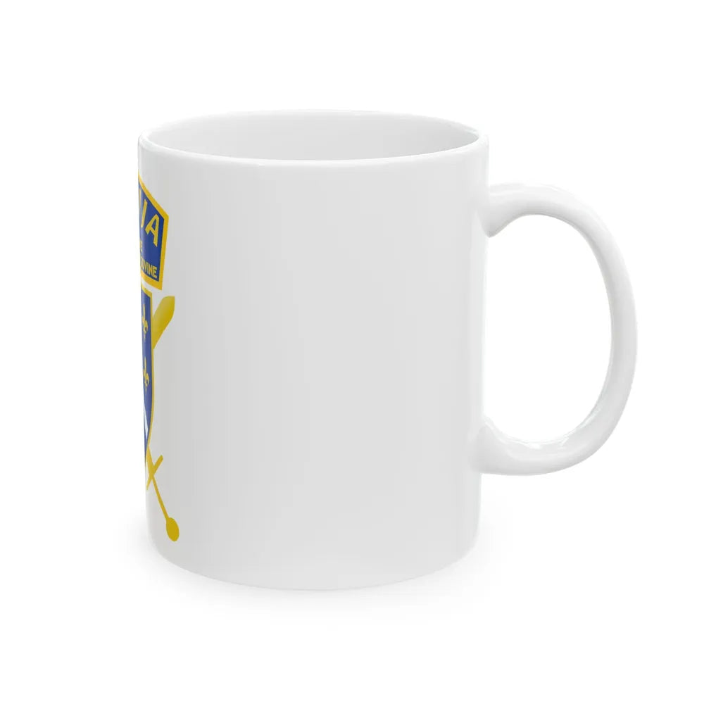 Flag of the Army of the Republic of Bosnia and Herzegovina (Bosnia and Herzegovina) White Coffee Mug - Go Mug Yourself