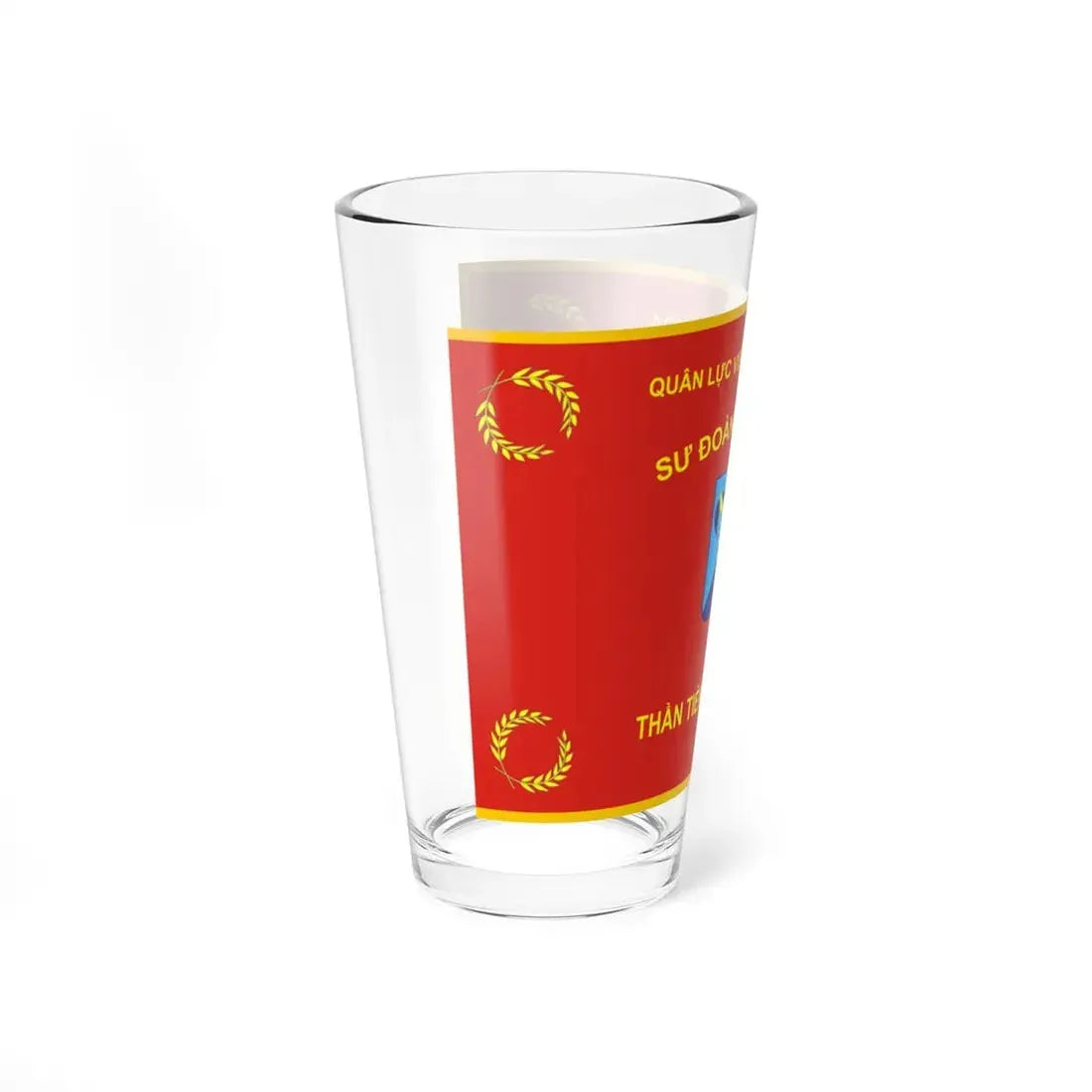 Flag of the ARVN 18th Division (Vietnam) Pint Glass 16oz - Go Mug Yourself