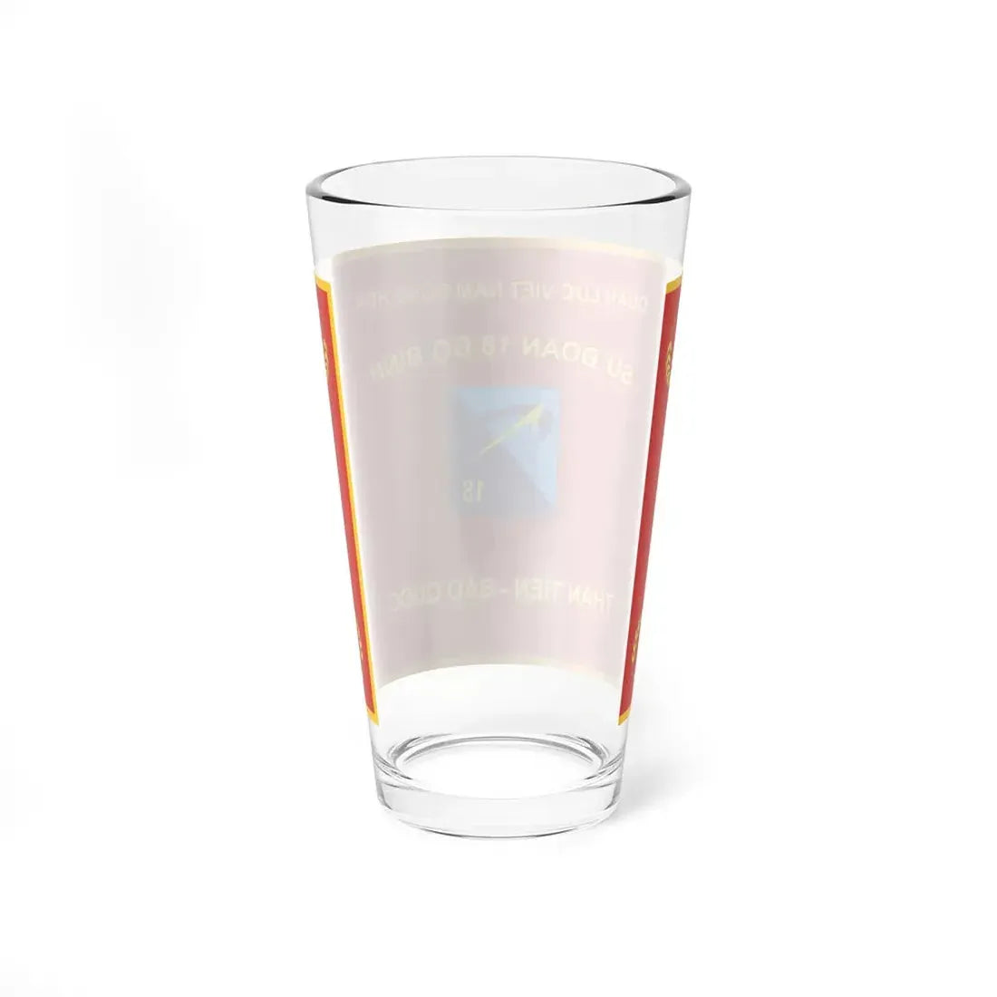 Flag of the ARVN 18th Division (Vietnam) Pint Glass 16oz - Go Mug Yourself