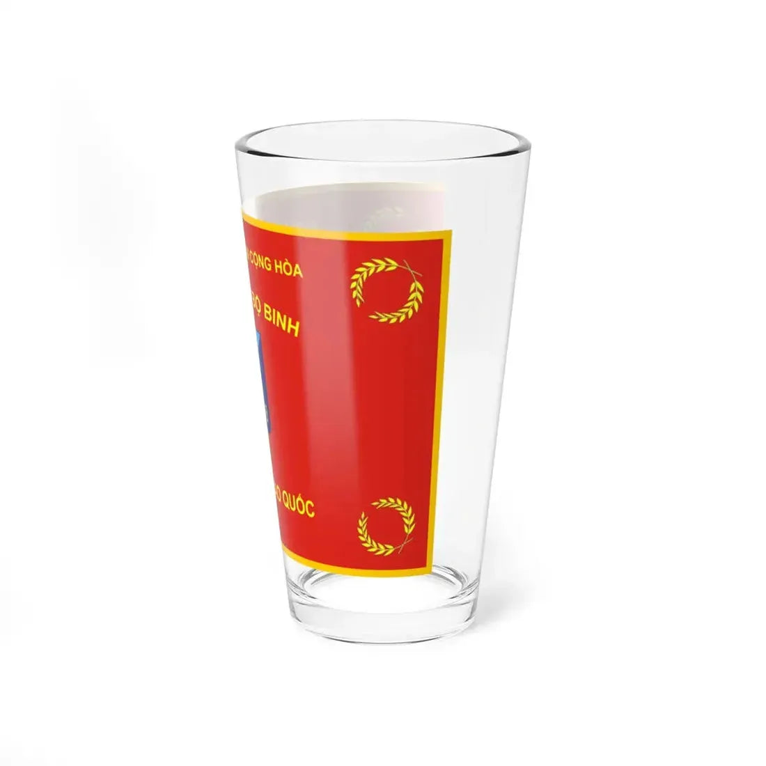 Flag of the ARVN 18th Division (Vietnam) Pint Glass 16oz - Go Mug Yourself