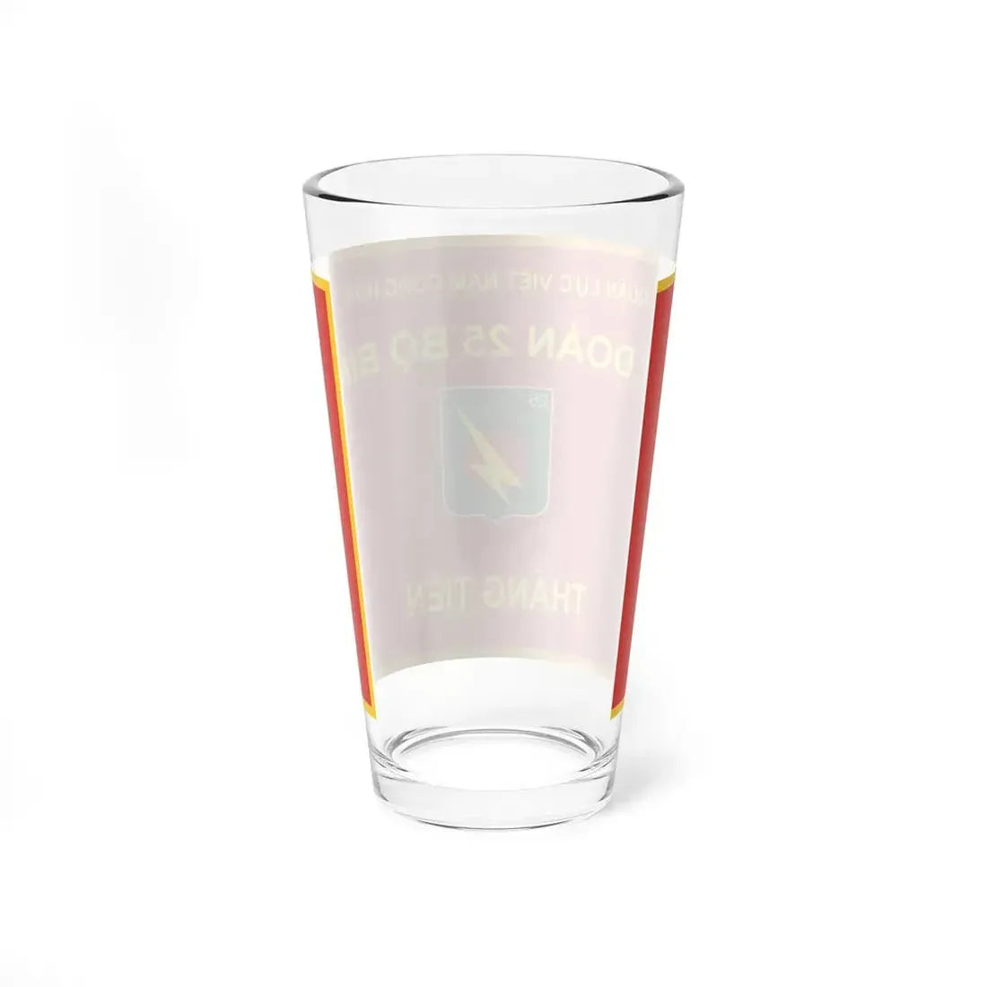 Flag of the ARVN 25th Division (Vietnam) Pint Glass 16oz - Go Mug Yourself