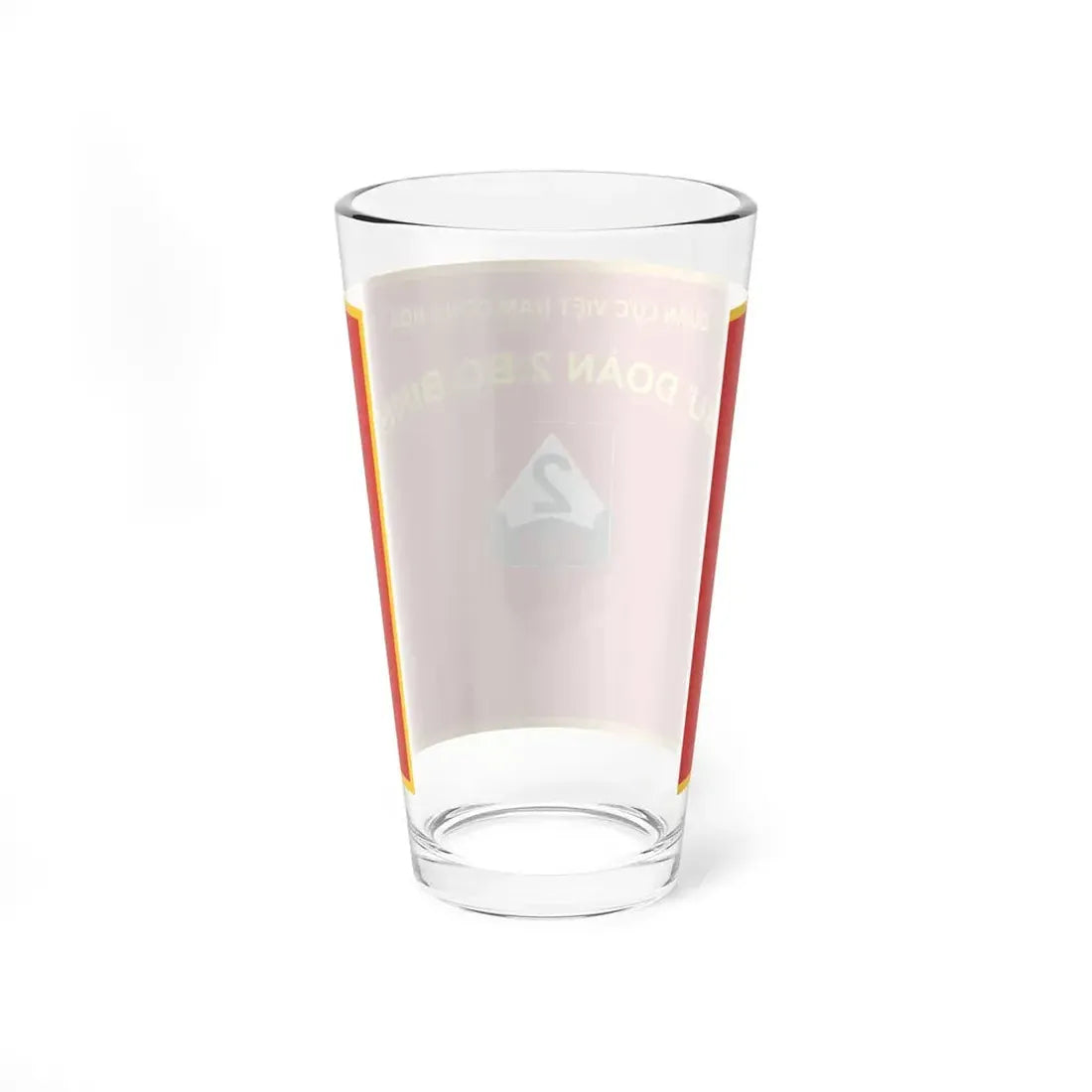 Flag of the ARVN 2nd Division (Vietnam) Pint Glass 16oz - Go Mug Yourself