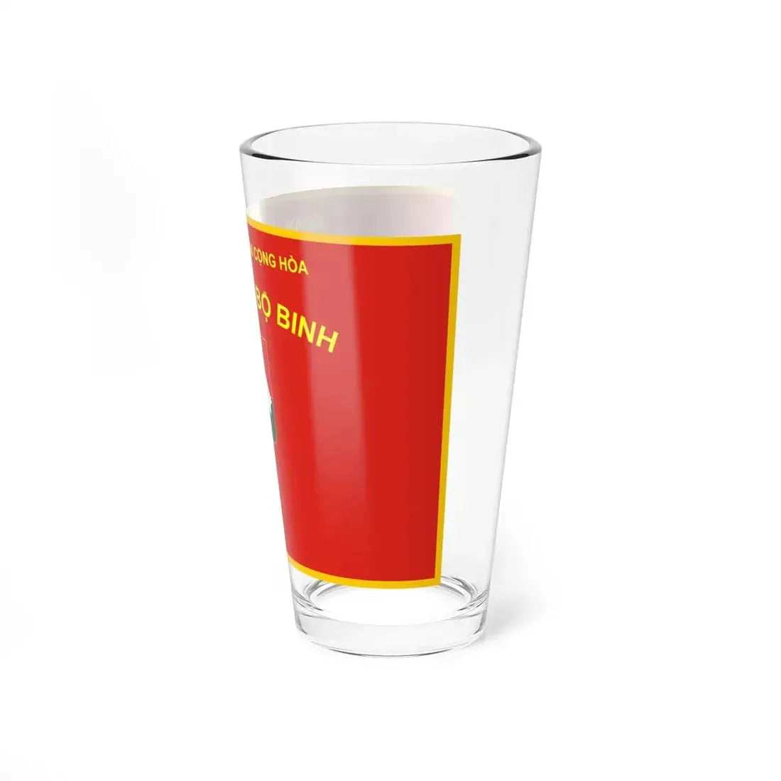 Flag of the ARVN 2nd Division (Vietnam) Pint Glass 16oz - Go Mug Yourself