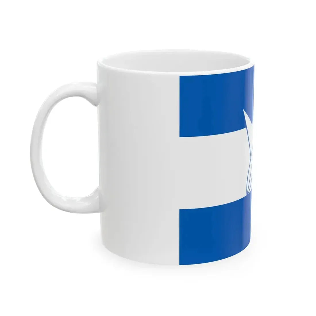 Flag of the Asano Lords of Hiroshima in Aki Province B (Japan) White Coffee Mug - Go Mug Yourself