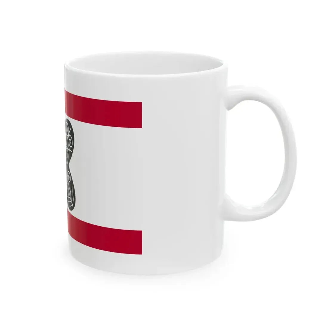 Flag of the Asano Lords of Hiroshima in Aki Province C (Japan) White Coffee Mug - Go Mug Yourself
