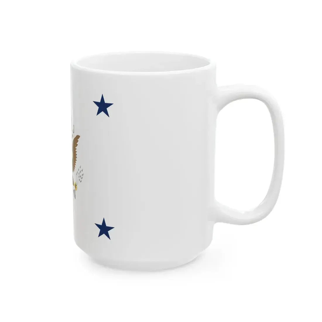 Flag of the Assistant Secretary of the Army (United States) White Coffee Mug - Go Mug Yourself