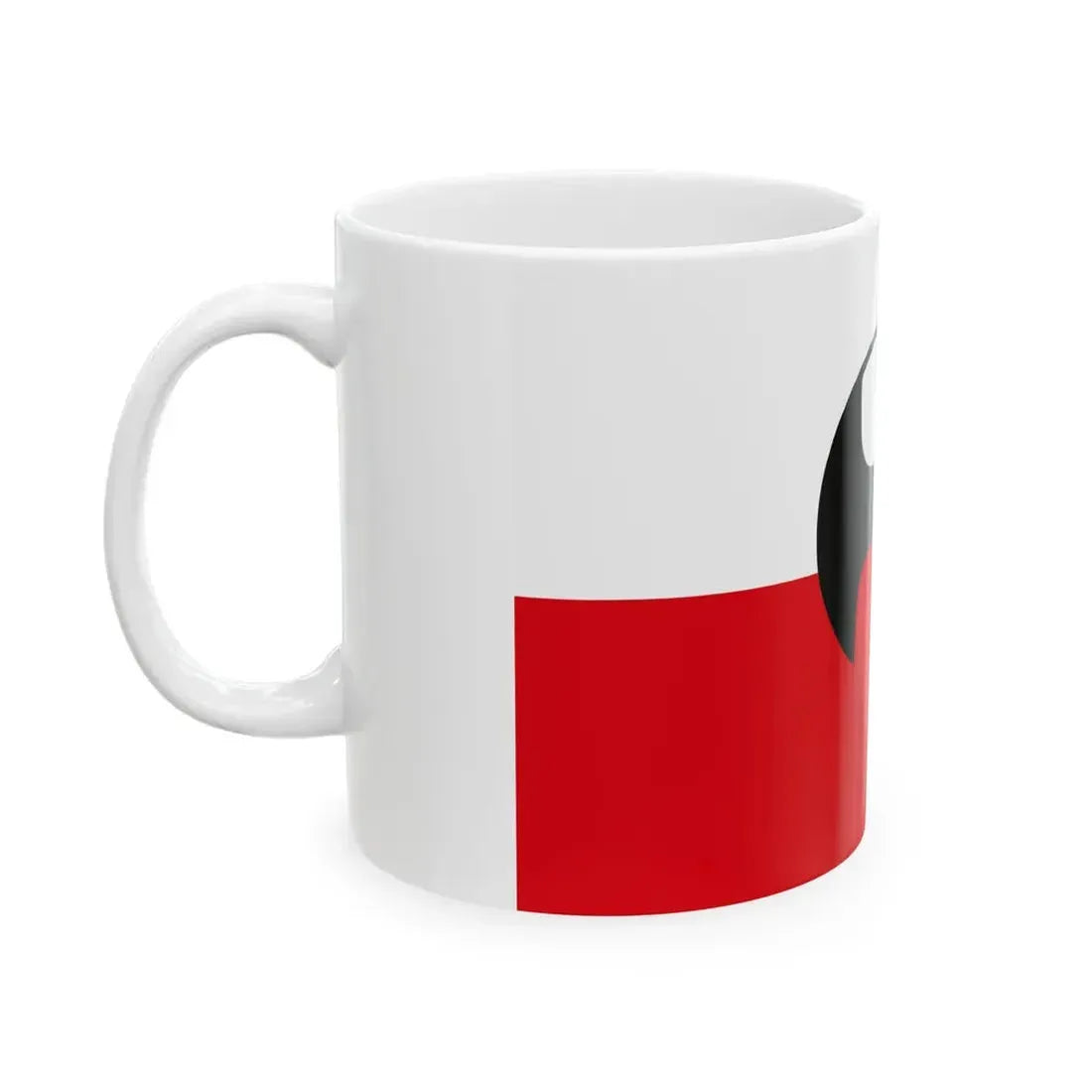 Flag of The Association for Tradition and Culture Niklot (Poland) White Coffee Mug - Go Mug Yourself