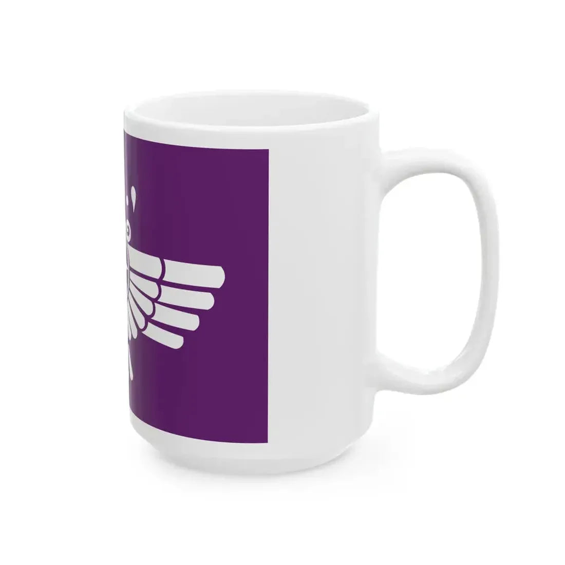 Flag of the Assyrian Democratic Movement (Iraq) White Coffee Mug - Go Mug Yourself
