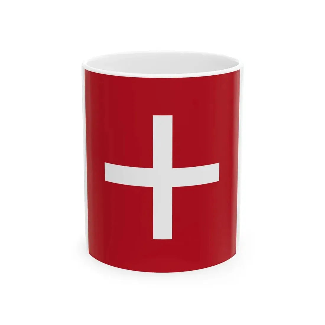 Flag of the Assyrian Volunteers (Iraq) White Coffee Mug 11oz - Go Mug Yourself