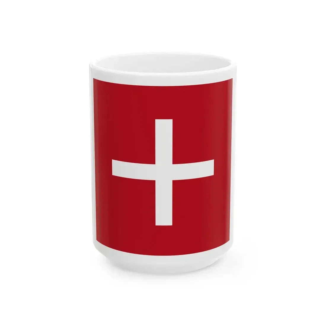 Flag of the Assyrian Volunteers (Iraq) White Coffee Mug 15oz - Go Mug Yourself