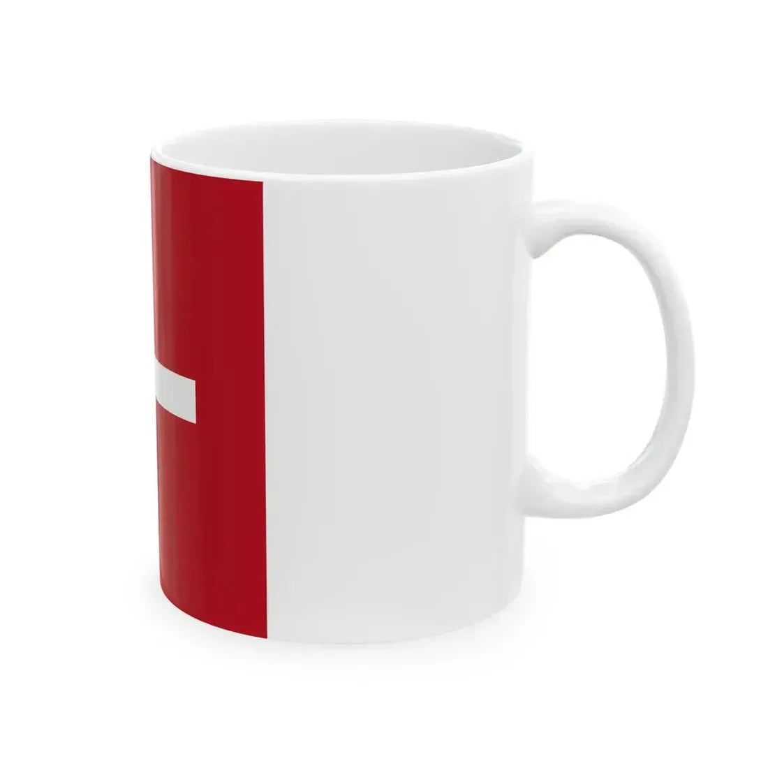Flag of the Assyrian Volunteers (Iraq) White Coffee Mug - Go Mug Yourself