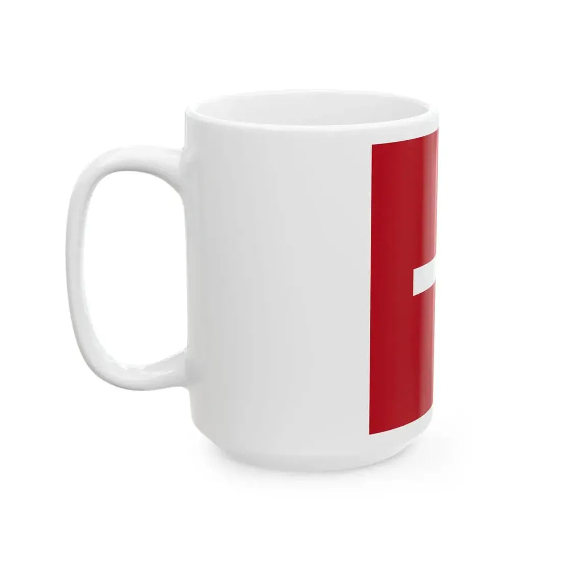 Flag of the Assyrian Volunteers (Iraq) White Coffee Mug - Go Mug Yourself