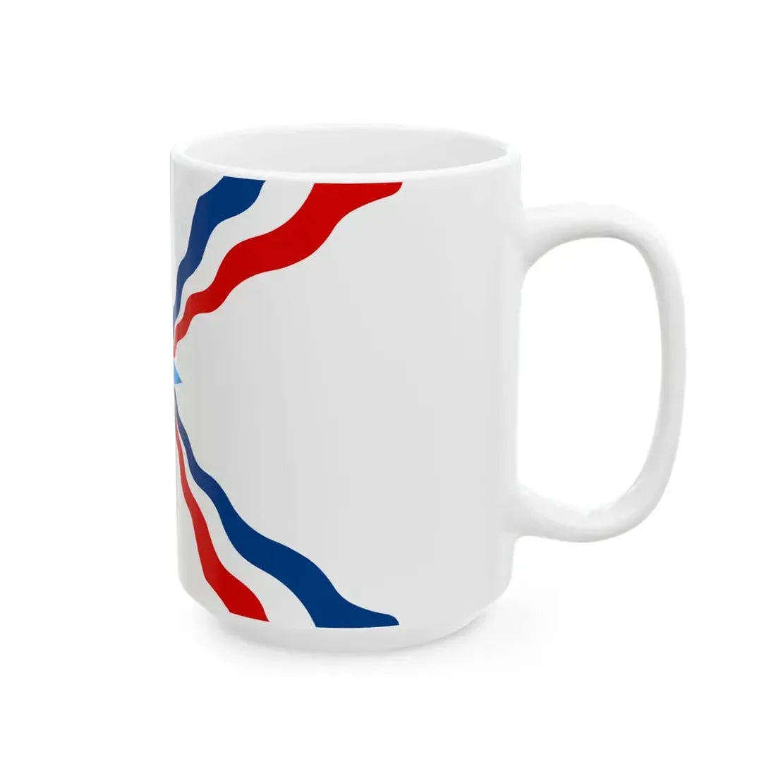 Flag of the Assyrians no Assur (Iraq) White Coffee Mug - Go Mug Yourself
