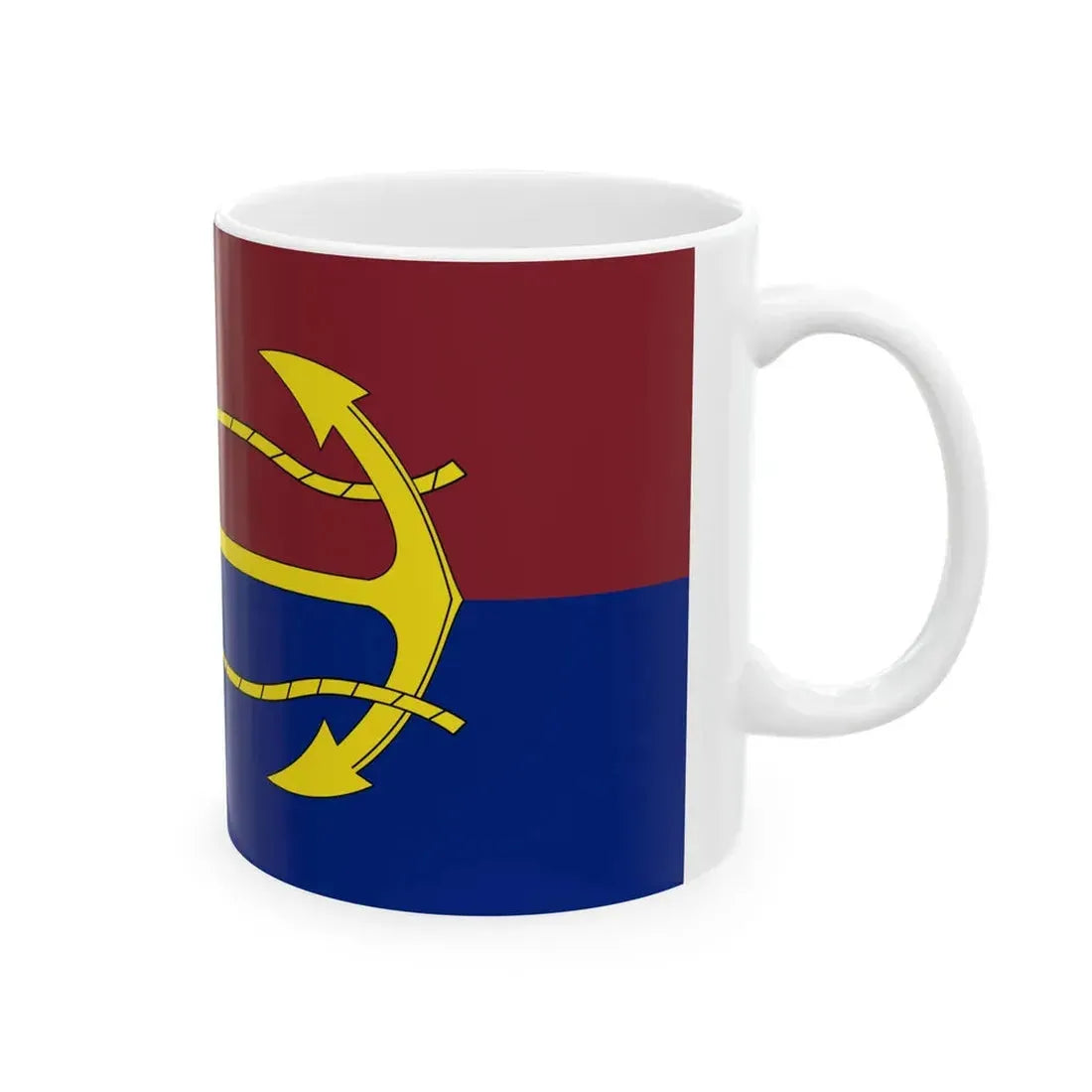 Flag of the Australian Navy Board (Australia) White Coffee Mug - Go Mug Yourself