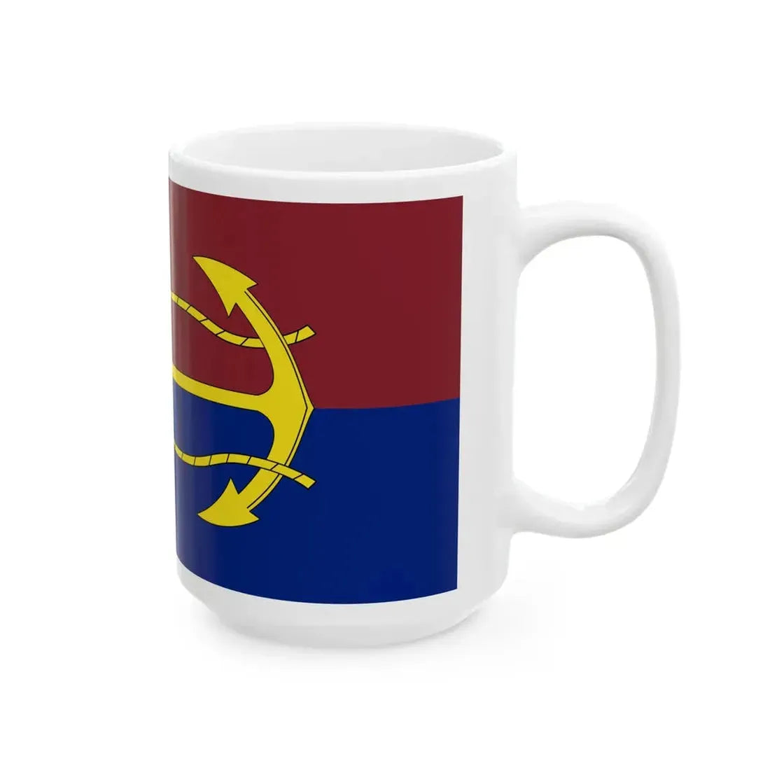 Flag of the Australian Navy Board (Australia) White Coffee Mug - Go Mug Yourself