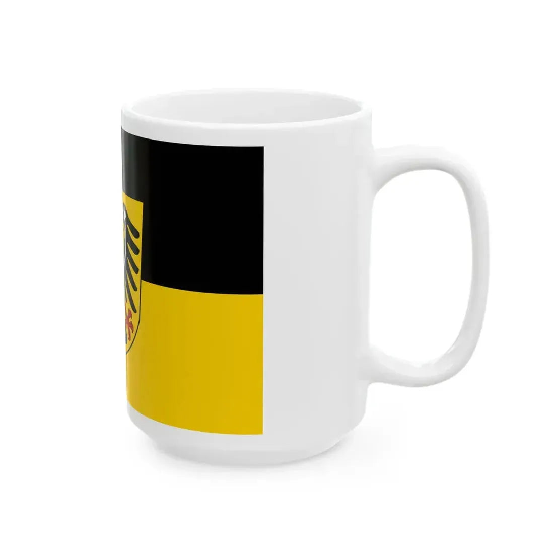 Flag of the Austrian Silesia (Austria) White Coffee Mug - Go Mug Yourself