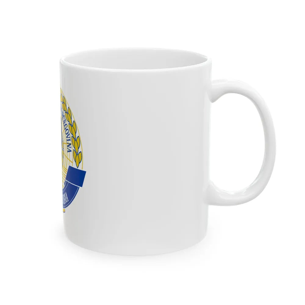 Flag of the Autonomous Province of Western Bosnia (Bosnia and Herzegovina) White Coffee Mug - Go Mug Yourself