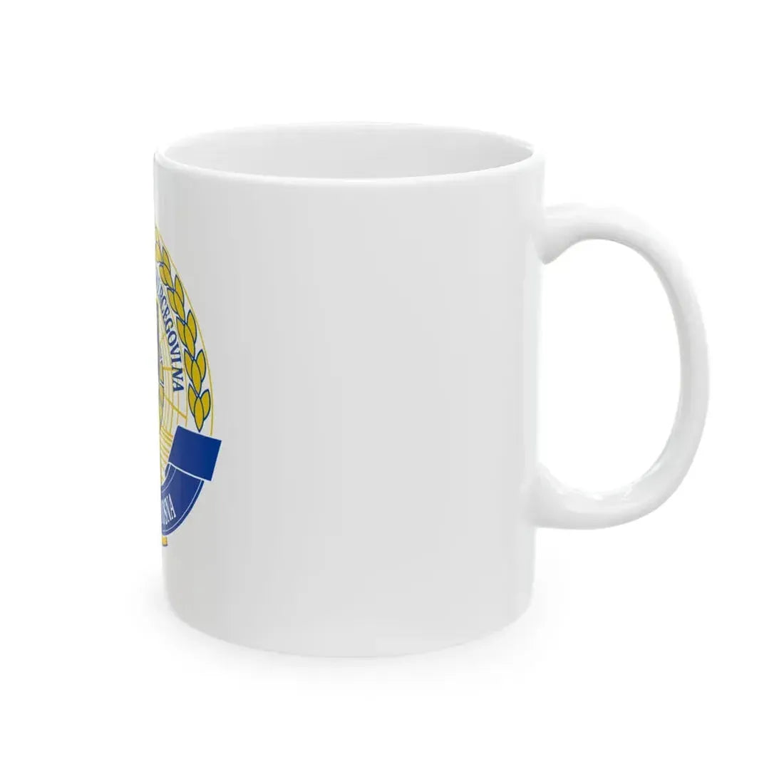 Flag of the Autonomous Province of Western Bosnia (Bosnia and Herzegovina) White Coffee Mug - Go Mug Yourself