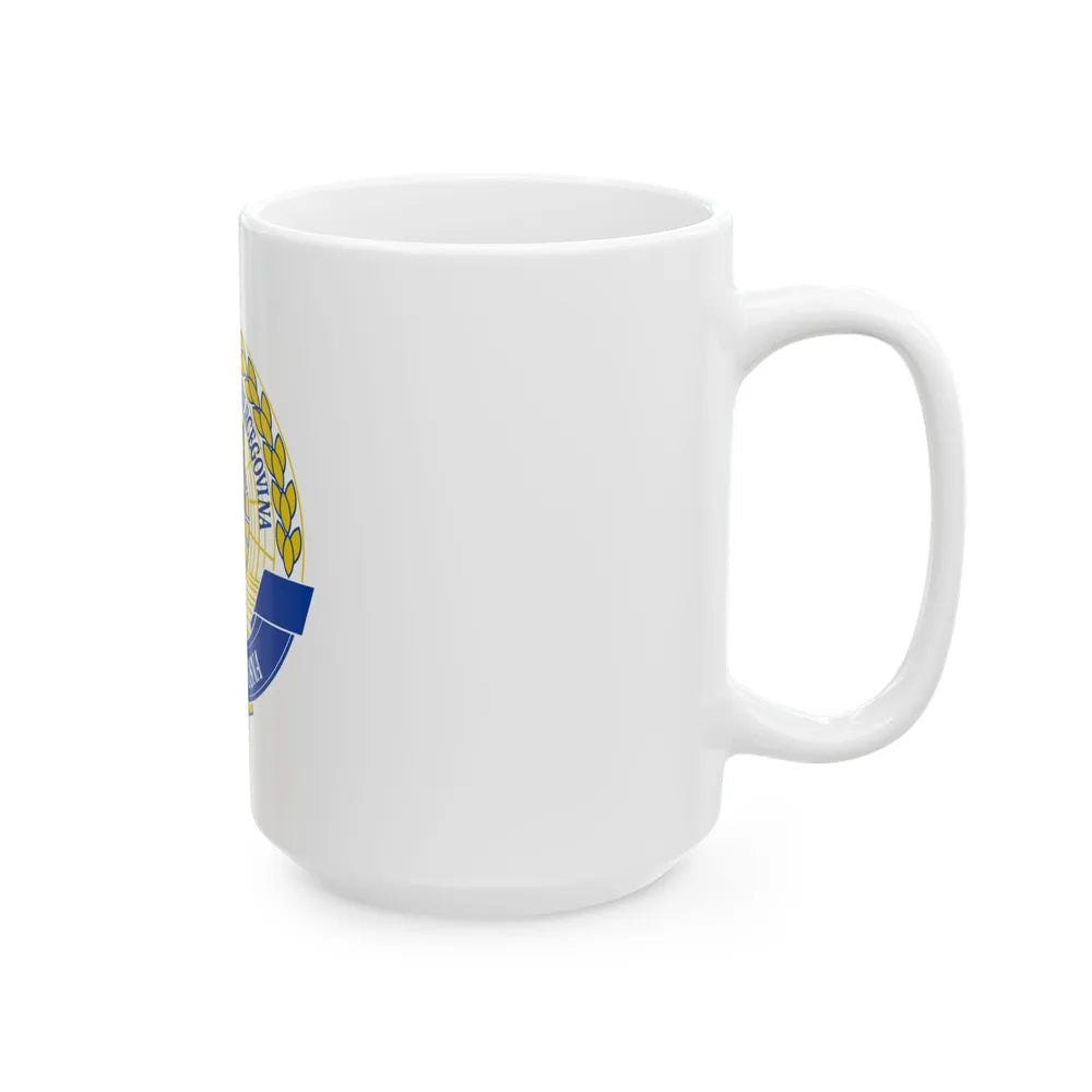 Flag of the Autonomous Province of Western Bosnia (Bosnia and Herzegovina) White Coffee Mug - Go Mug Yourself