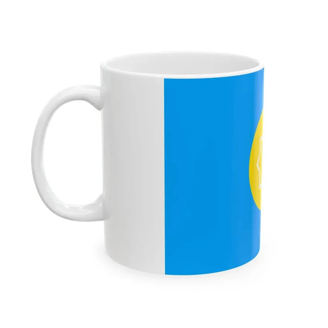 Flag of the Azat Party (Kazakhstan) White Coffee Mug - Go Mug Yourself