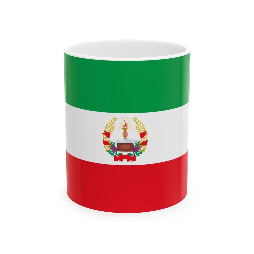Flag of the Azerbaijan Peoples Government (Azerbaijan) White Coffee Mug 11oz - Go Mug Yourself