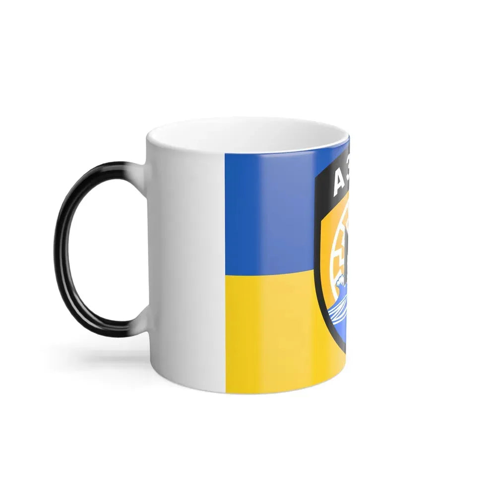 Flag of the Azov Battalion (Ukraine) Color Changing Mug 11oz - Go Mug Yourself