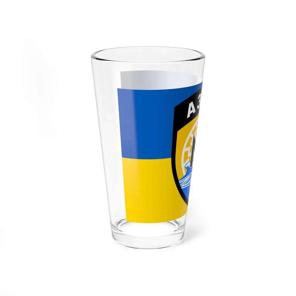 Flag of the Azov Battalion (Ukraine) Pint Glass 16oz - Go Mug Yourself
