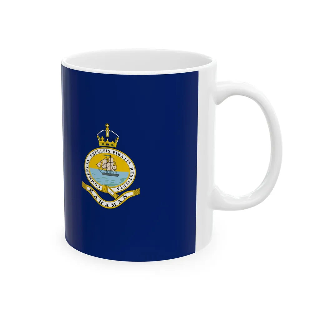 Flag of the Bahamas 1923-1953 (Bahamas) White Coffee Mug - Go Mug Yourself