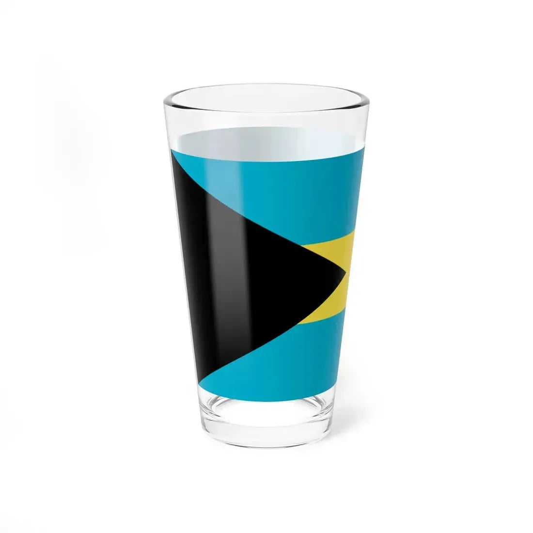 Flag of the Bahamas 1973-2006 (Bahamas) Pint Glass 16oz - Go Mug Yourself