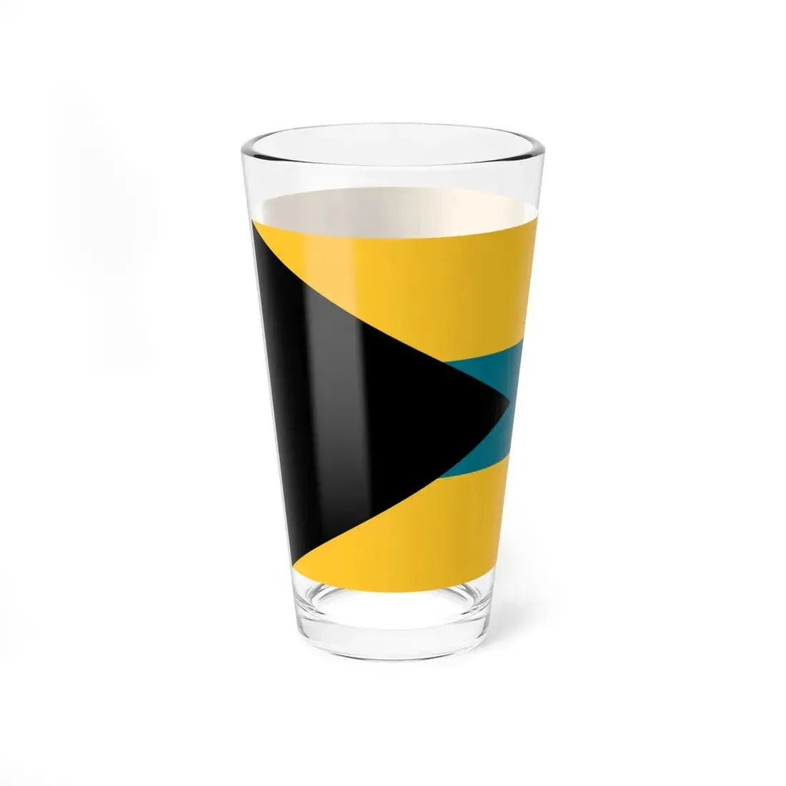 Flag of the Bahamas 1973 proposal by Anthony Wagner (Bahamas) Pint Glass 16oz - Go Mug Yourself