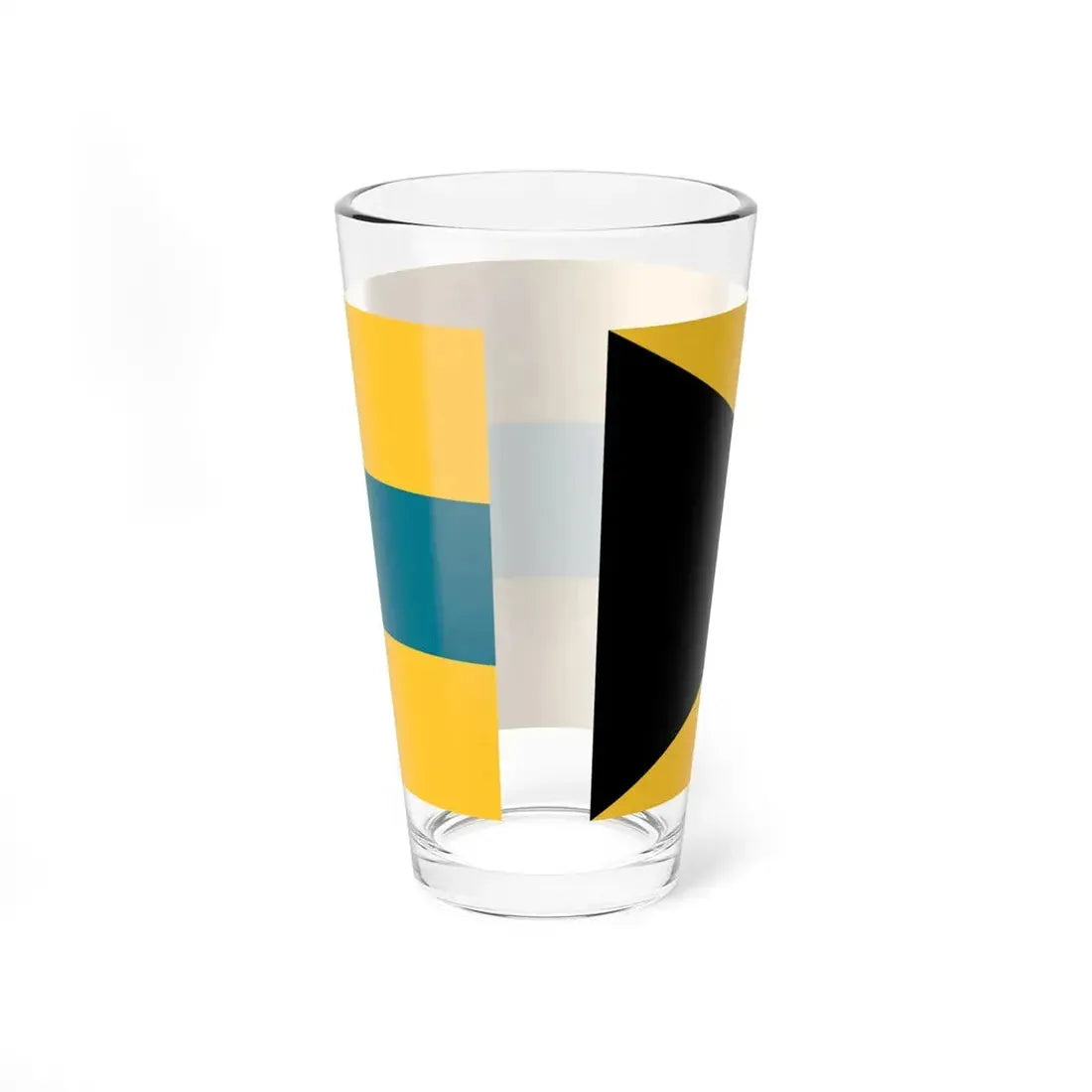 Flag of the Bahamas 1973 proposal by Anthony Wagner (Bahamas) Pint Glass 16oz - Go Mug Yourself