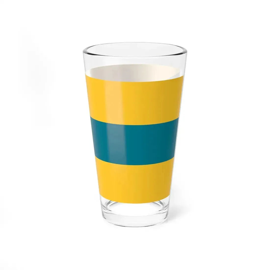 Flag of the Bahamas 1973 proposal by Anthony Wagner (Bahamas) Pint Glass 16oz - Go Mug Yourself