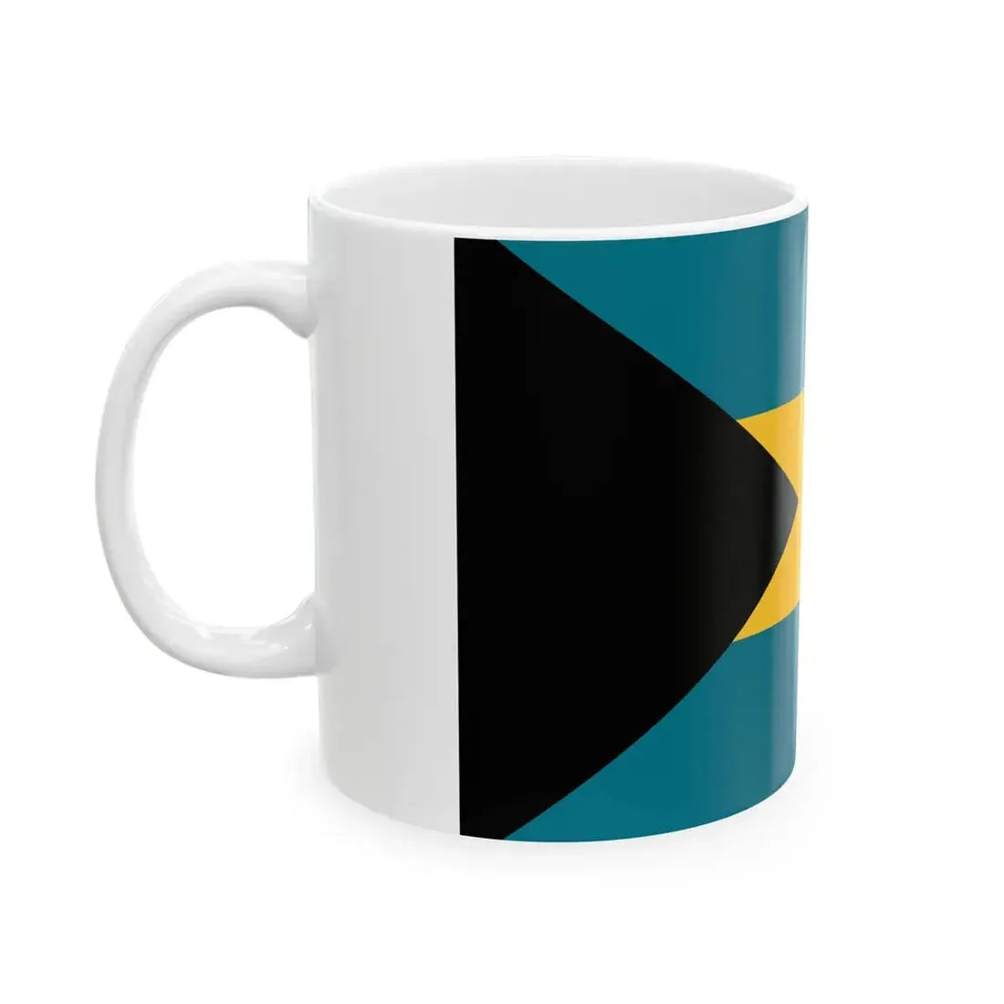 Flag of the Bahamas 3-2 (Bahamas) White Coffee Mug - Go Mug Yourself