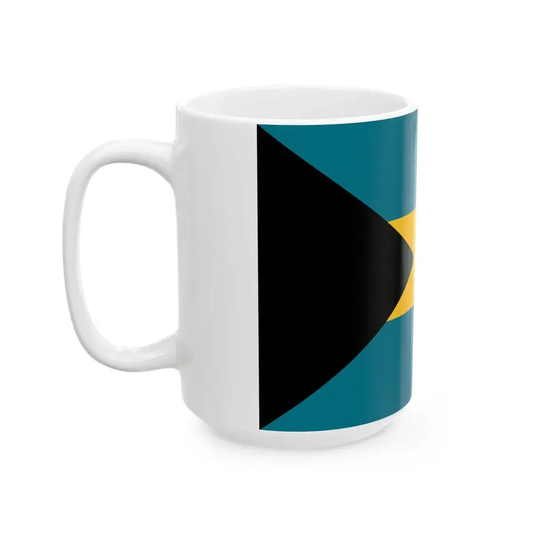 Flag of the Bahamas 3-2 (Bahamas) White Coffee Mug - Go Mug Yourself
