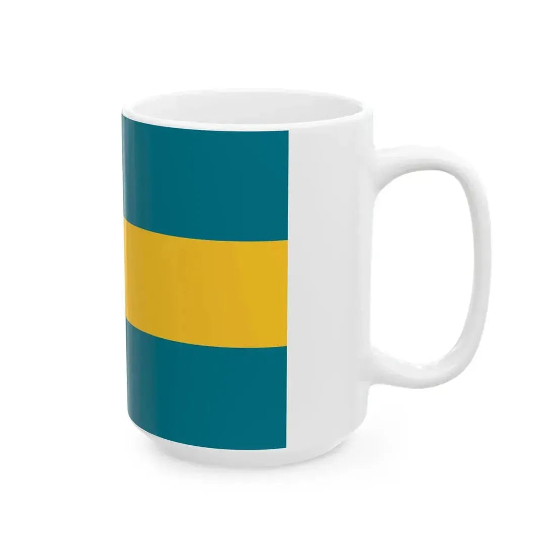 Flag of the Bahamas 3-2 (Bahamas) White Coffee Mug - Go Mug Yourself