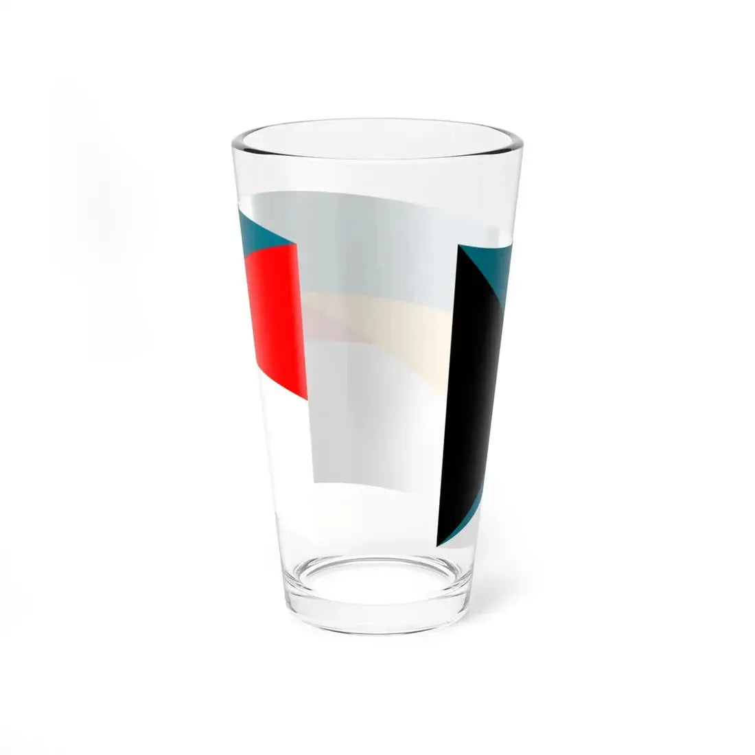 Flag of the Bahamas and Indonesia with waves (Bahamas) Pint Glass 16oz - Go Mug Yourself