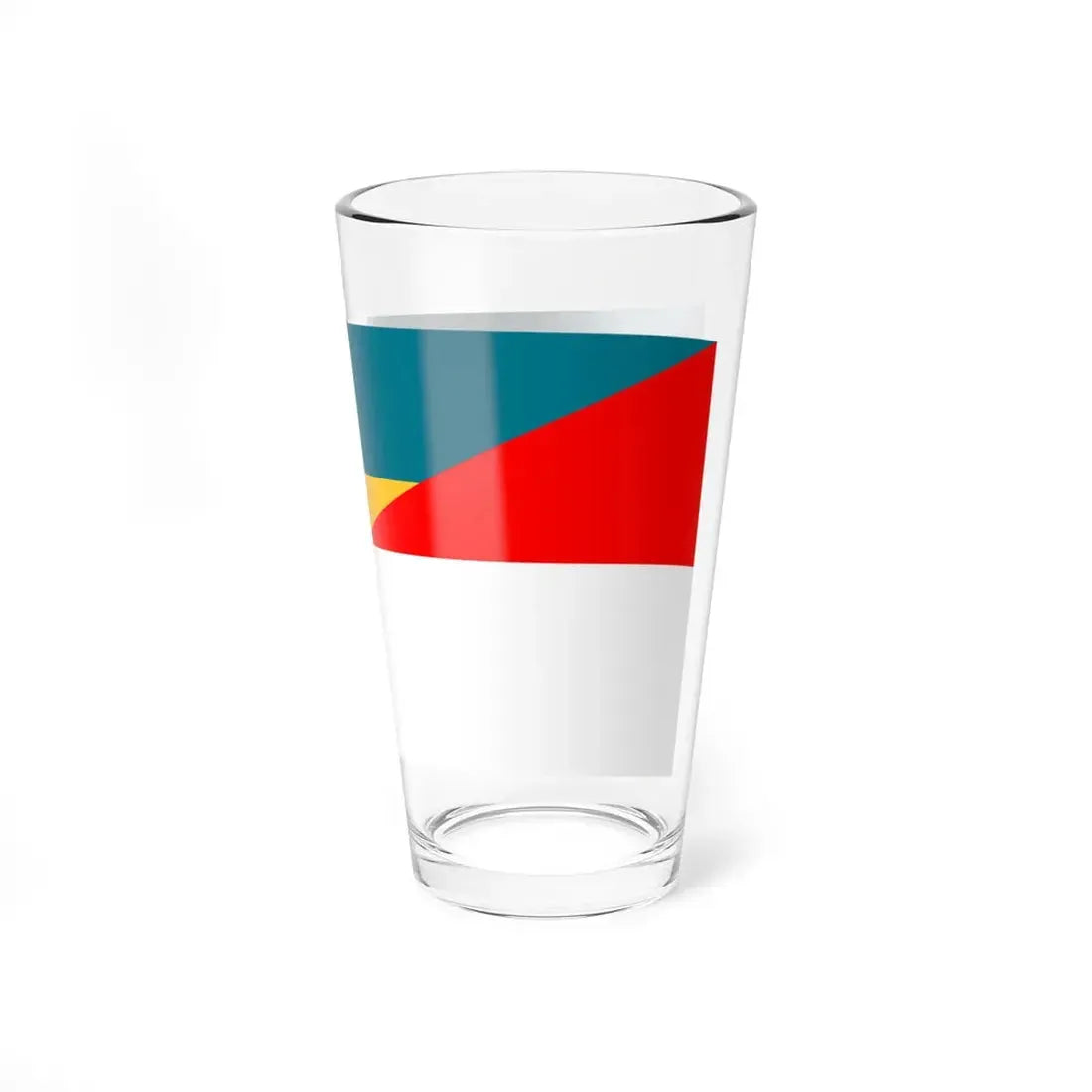 Flag of the Bahamas and Indonesia with waves (Bahamas) Pint Glass 16oz - Go Mug Yourself