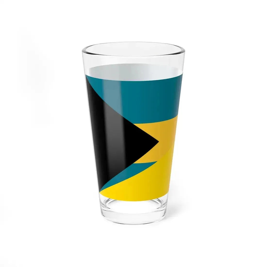 Flag of the Bahamas and Ukraine (Bahamas) Pint Glass 16oz - Go Mug Yourself
